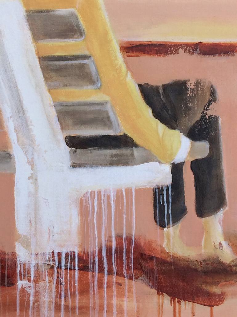 Original Contemporary Time Painting by Katarina Branisova