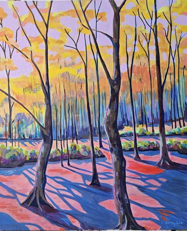 Original Expressionism Landscape Paintings by Robert Berry