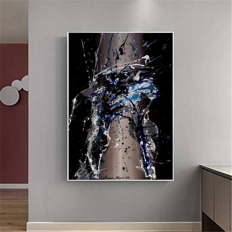 Original Abstract Painting by L'passo Ben