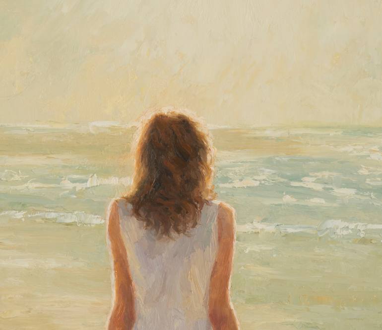 Original Impressionism Women Painting by Paul Milner