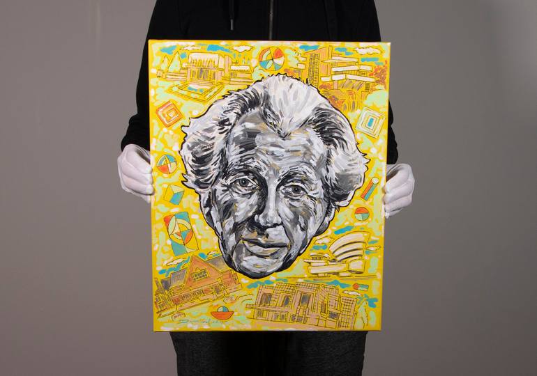 Original Conceptual Pop Culture/Celebrity Painting by Darren Vorel