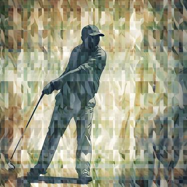 Golfers in Action - A Stunning Art Photography Series (45x45 in) thumb