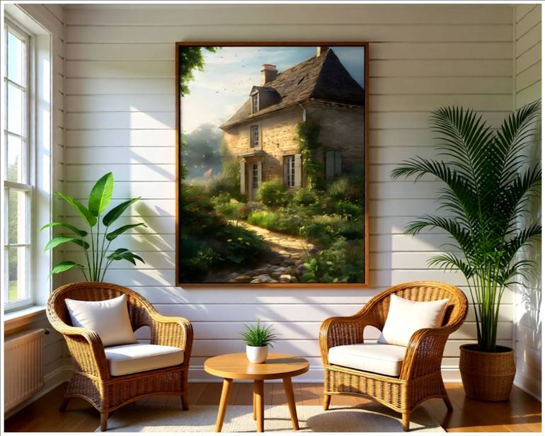 Original Digital Art Garden Digital by Goddy Bor