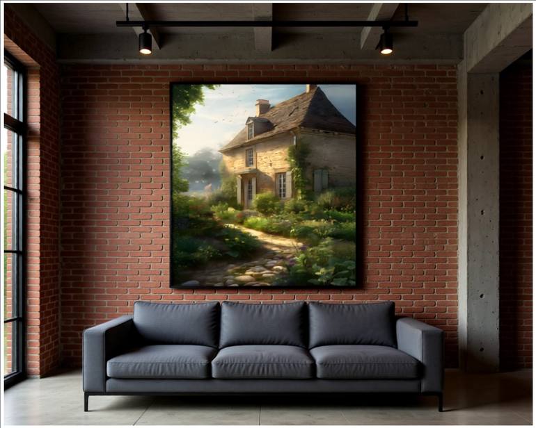 Original Digital Art Garden Digital by Goddy Bor