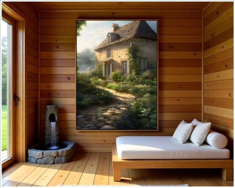 Original Digital Art Garden Digital by Goddy Bor