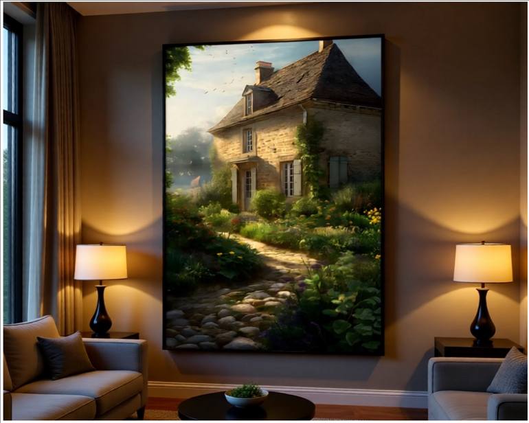 Original Digital Art Garden Digital by Goddy Bor