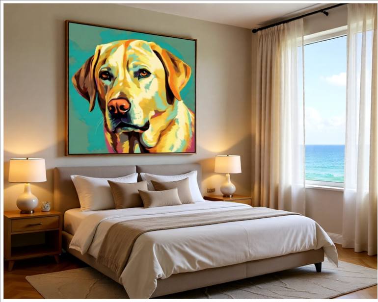 Original Pop Art Dogs Digital by Goddy Bor