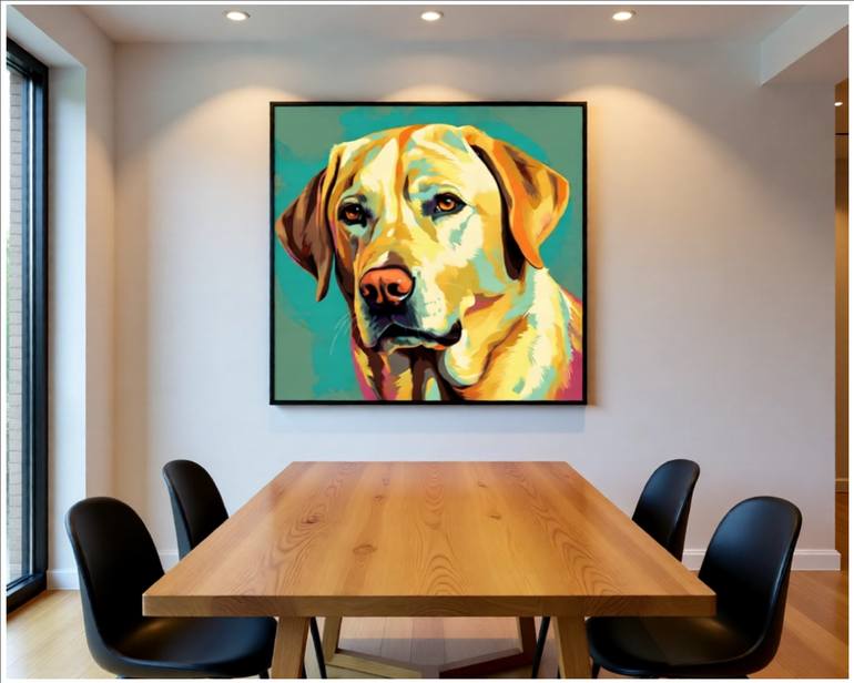 Original Pop Art Dogs Digital by Goddy Bor