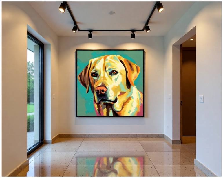 Original Pop Art Dogs Digital by Goddy Bor