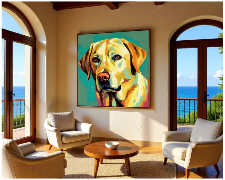 Original Pop Art Dogs Digital by Goddy Bor