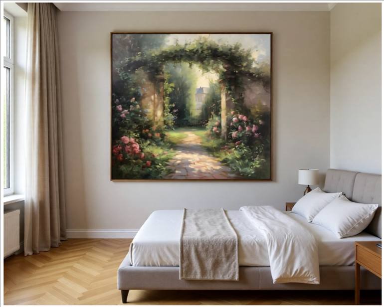 Original Impressionism Garden Digital by Goddy Bor