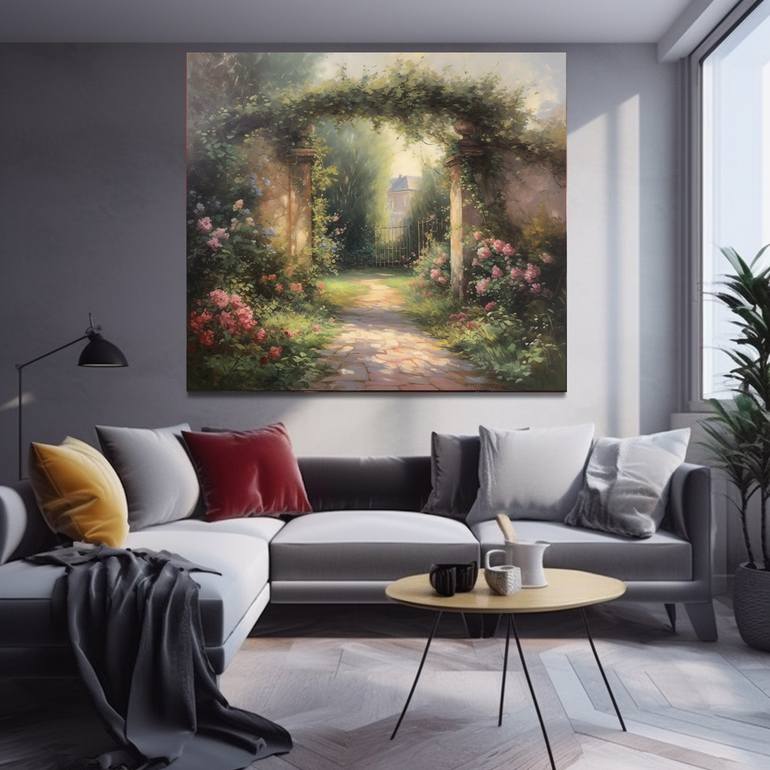 Original Impressionism Nature Digital by Goddy Bor