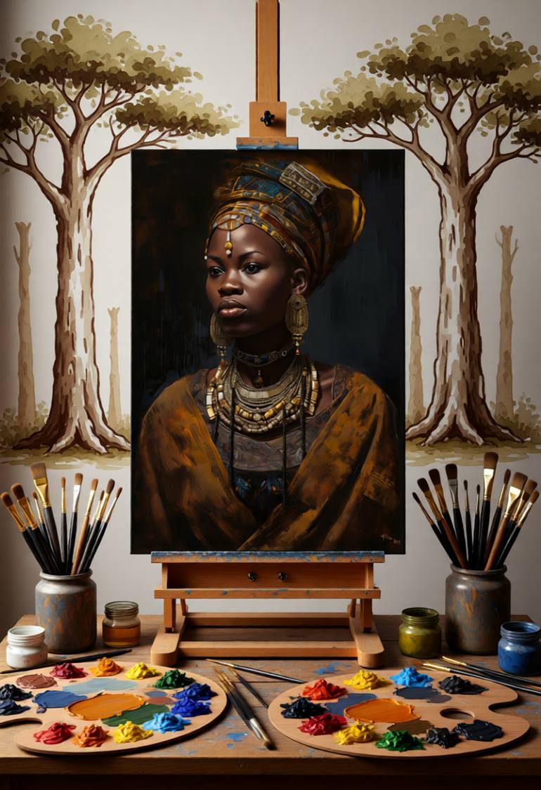 Original Realism People Digital by Goddy Bor