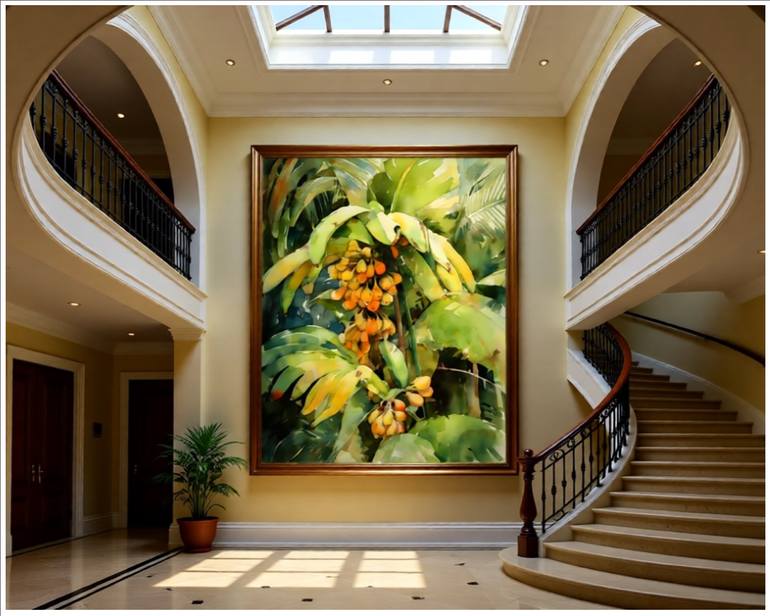 Original Contemporary Botanic Digital by Goddy Bor