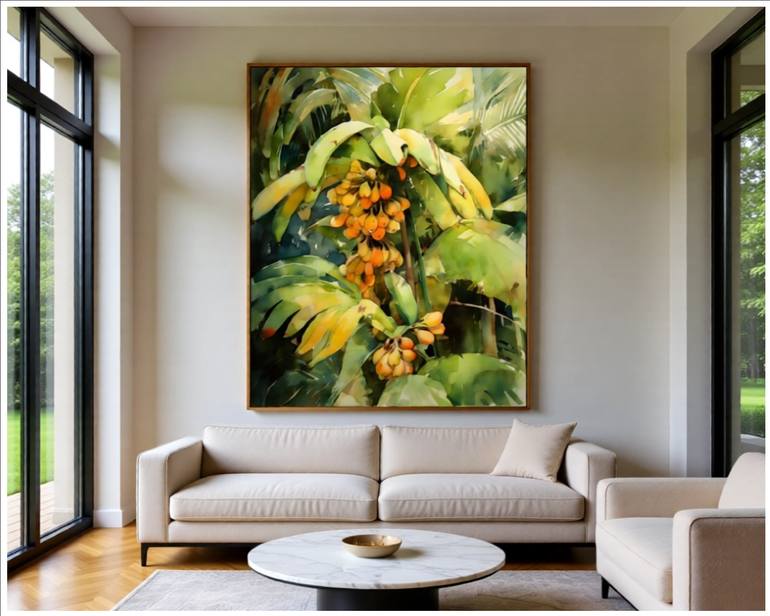 Original Contemporary Botanic Digital by Goddy Bor
