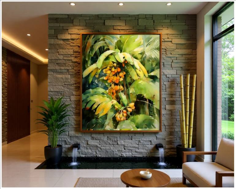 Original Contemporary Botanic Digital by Goddy Bor