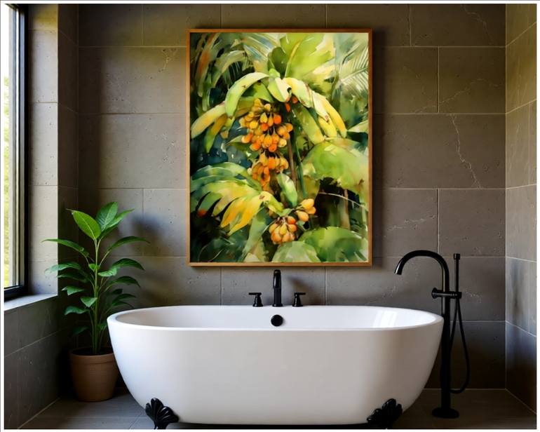 Original Contemporary Botanic Digital by Goddy Bor