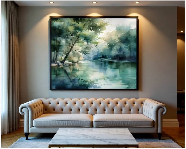 Original Illustration Water Digital by Goddy Bor