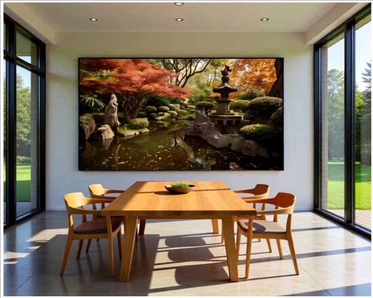 Original Digital Art Garden Digital by Goddy Bor