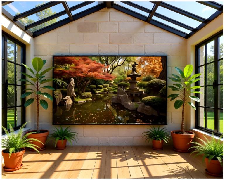 Original Digital Art Garden Digital by Goddy Bor