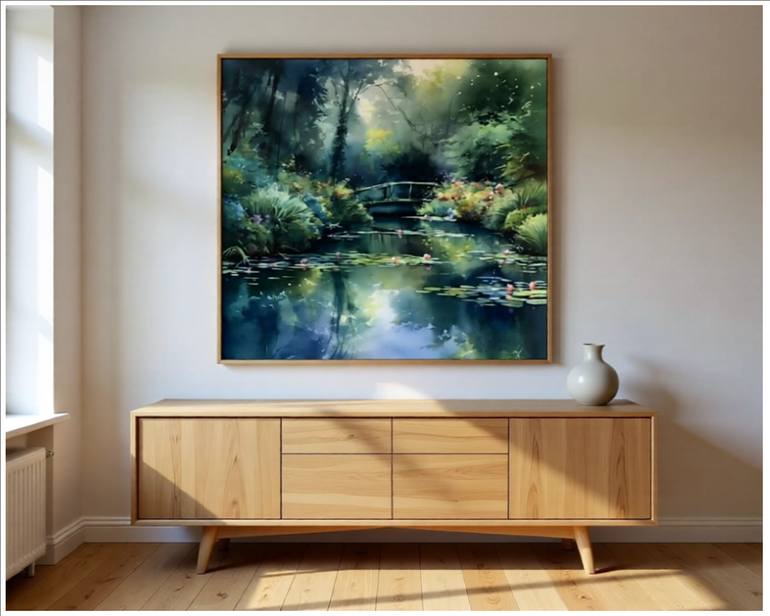 Original Digital Art Garden Digital by Goddy Bor