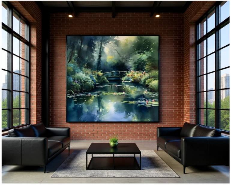 Original Digital Art Garden Digital by Goddy Bor