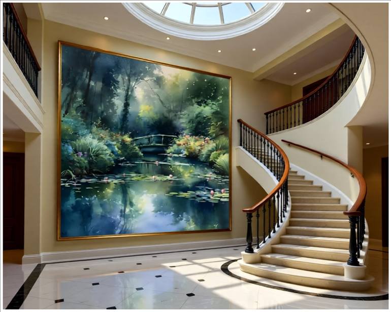 Original Digital Art Garden Digital by Goddy Bor