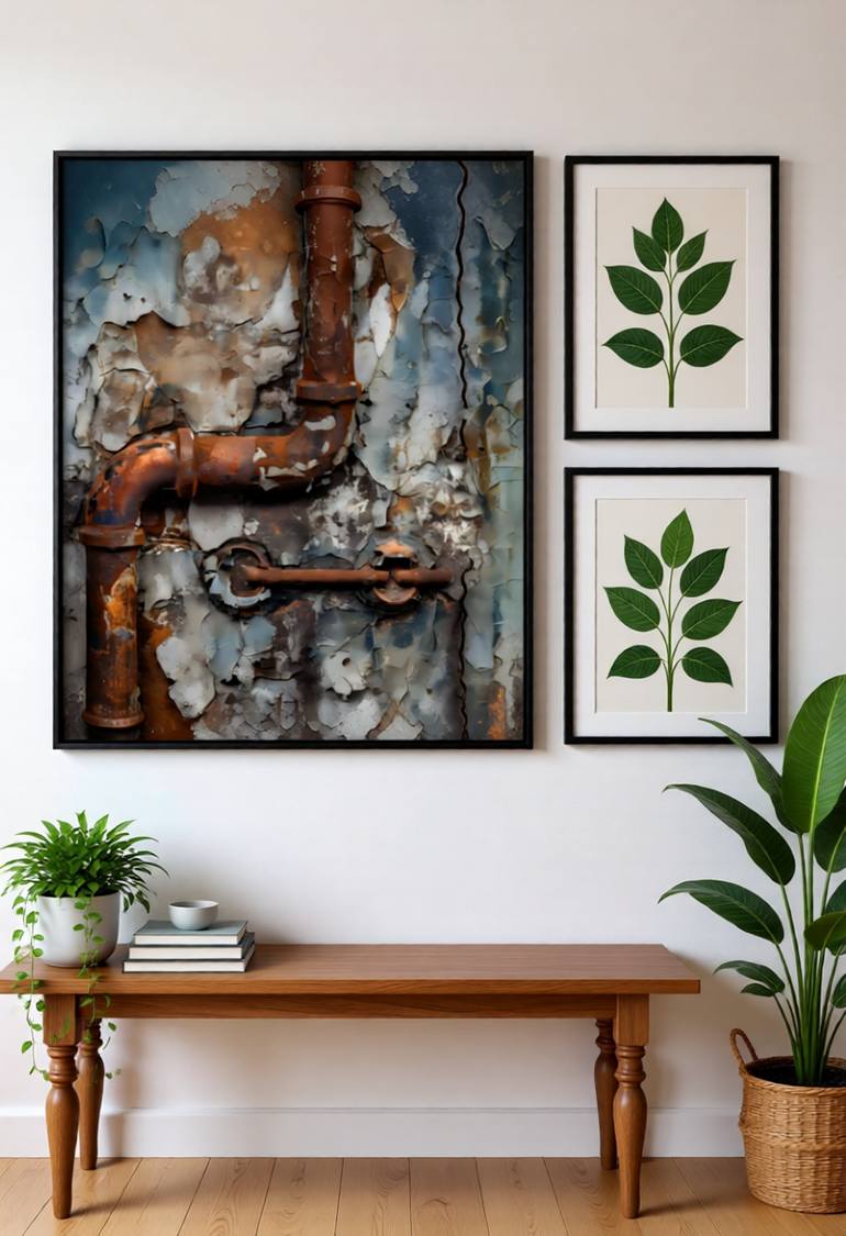 Original Contemporary Abstract Digital by Goddy Bor