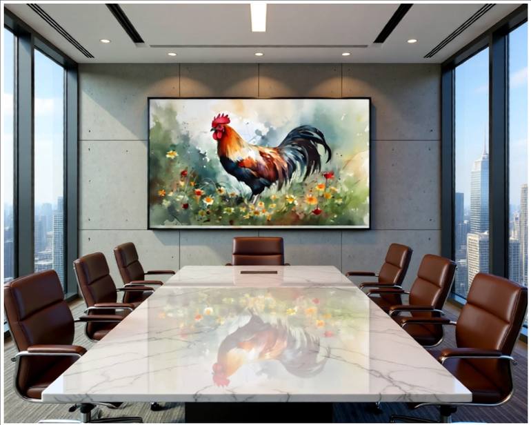 Original Impressionism Animal Digital by Goddy Bor