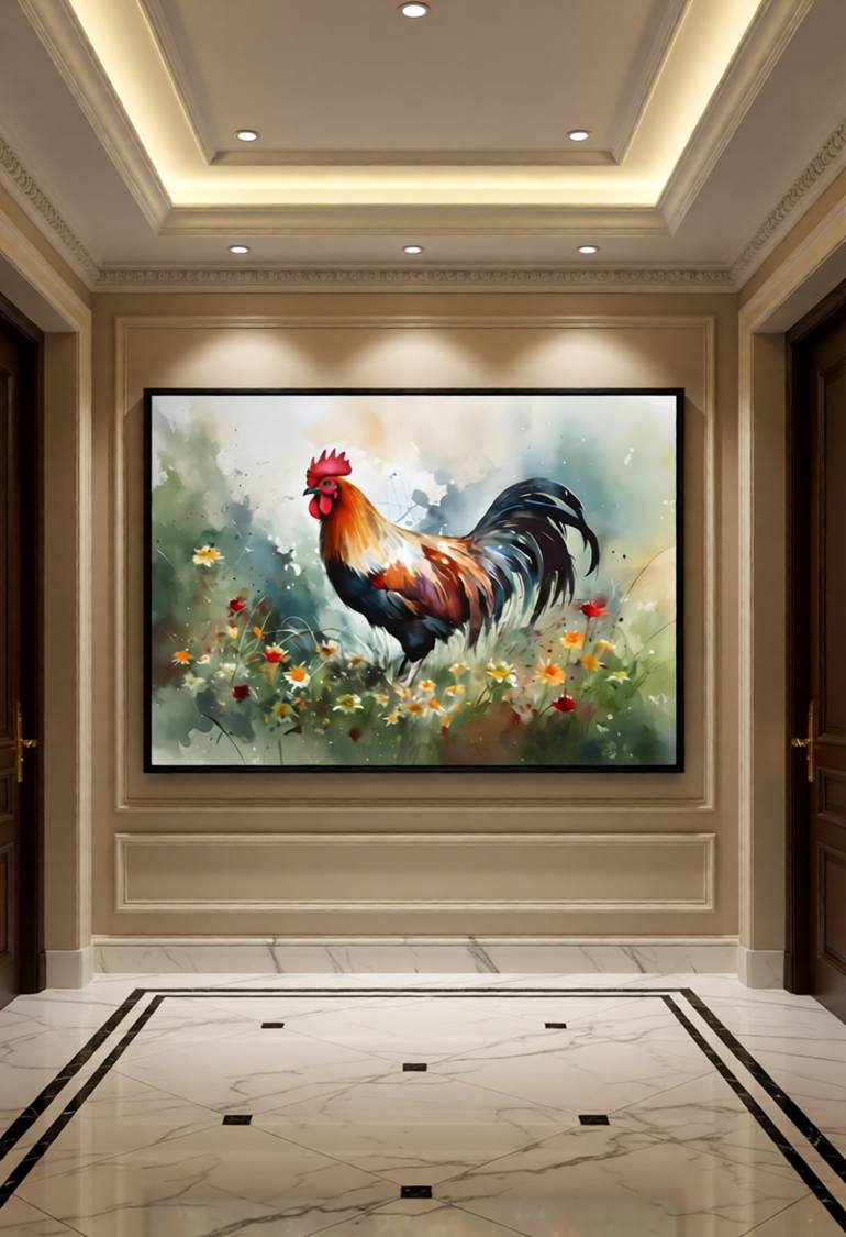 Original Impressionism Animal Digital by Goddy Bor