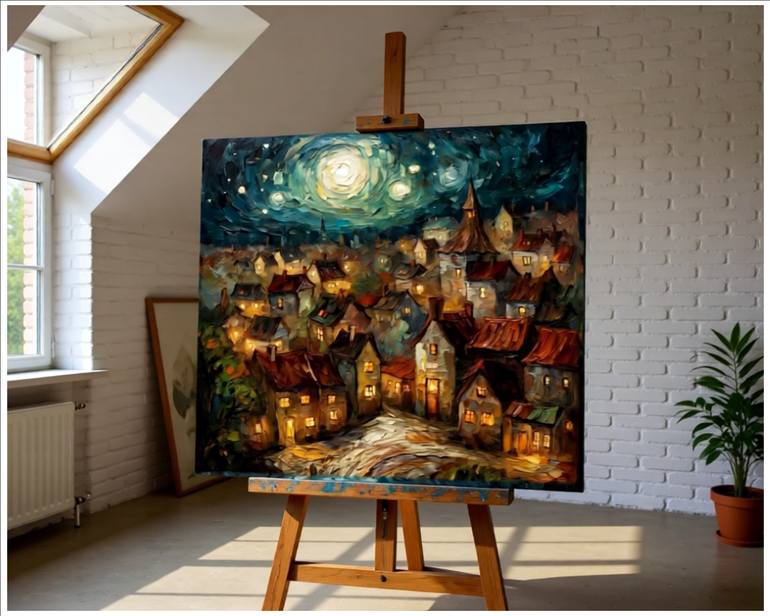 Original Digital Art Cities Digital by Goddy Bor