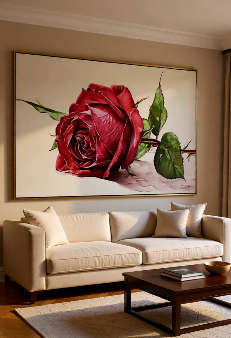 Original Art Deco Floral Digital by Goddy Bor