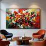 Abstract Geometric Oil office Painting