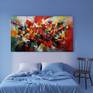 Abstract Geometric Oil bedside Painting