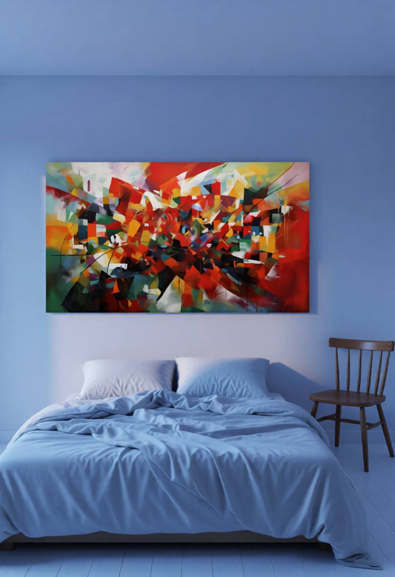 Original Contemporary Abstract Digital by Goddy Bor