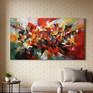 Abstract Geometric Oil wall Painting