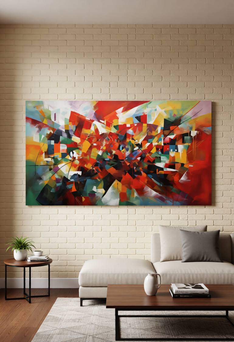 Original Contemporary Abstract Digital by Goddy Bor