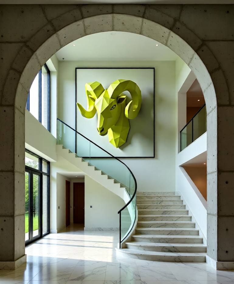 Original Geometric Animal Digital by Goddy Bor