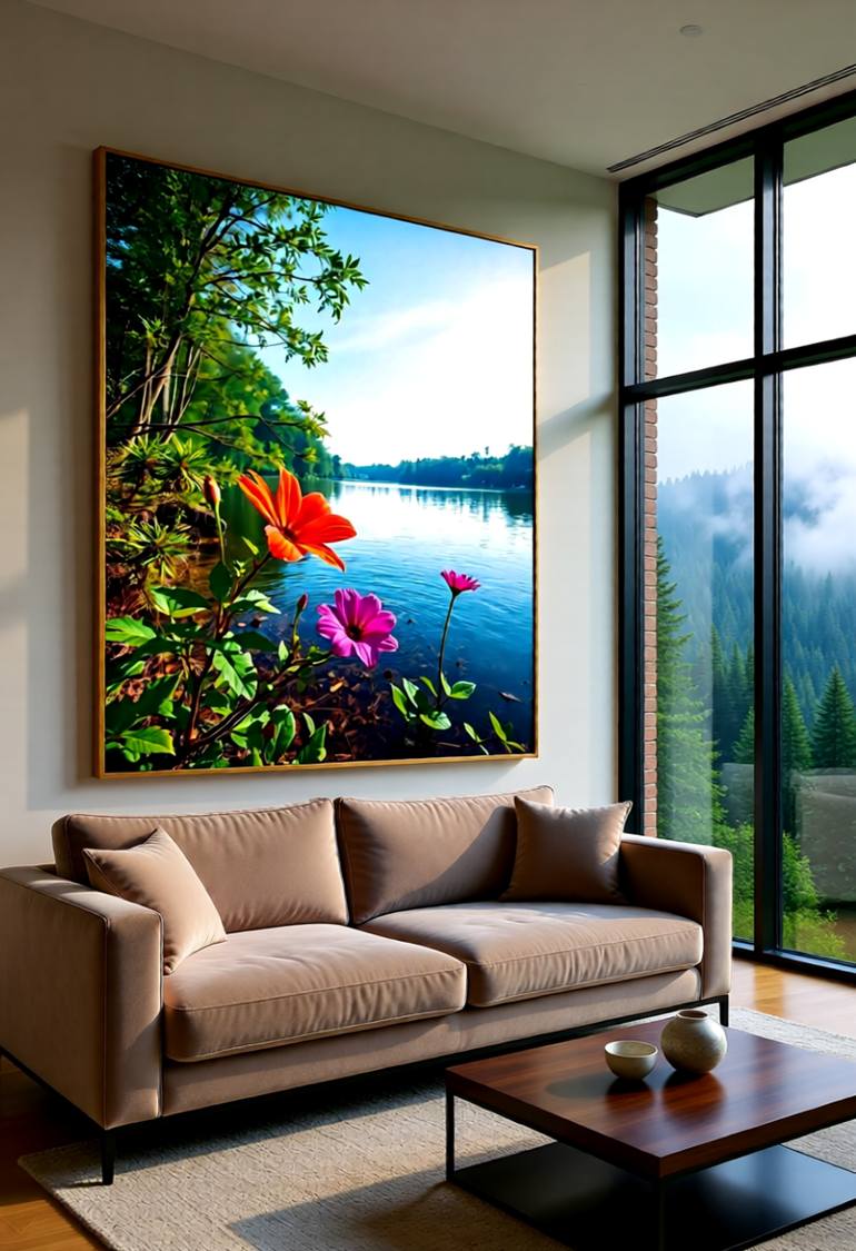 Original Digital Art Seascape Digital by Goddy Bor