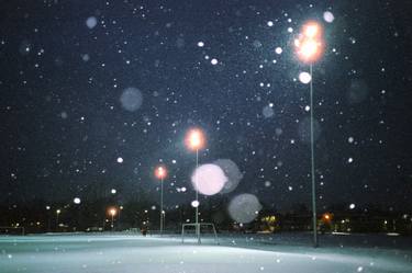 Snowy soccer field thumb