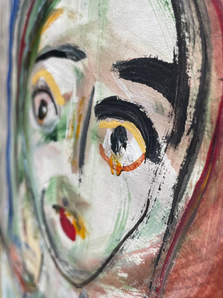 Original Figurative Abstract Painting by Diana Farkas