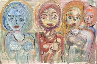 Original Women Paintings by Diana Farkas