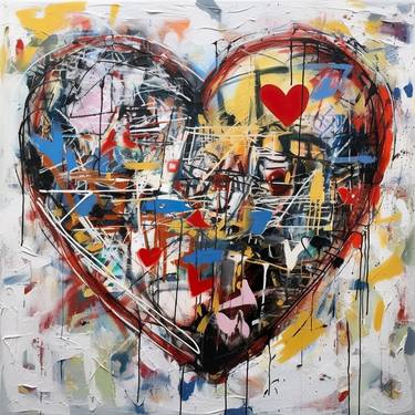 Print of Abstract Love Paintings by Latch Gallery