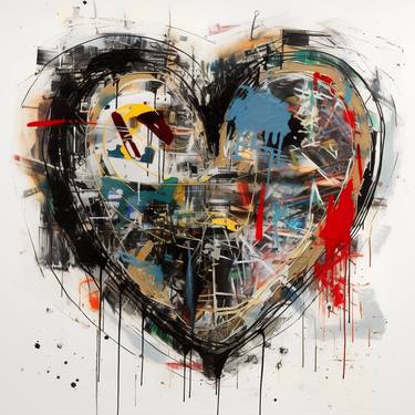 Print of Abstract Love Paintings by Latch Gallery