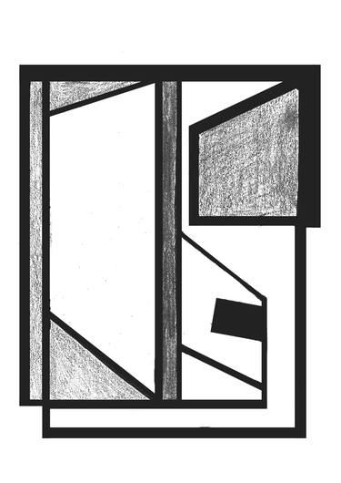 Print of Geometric Drawings by Kimiko Goodings