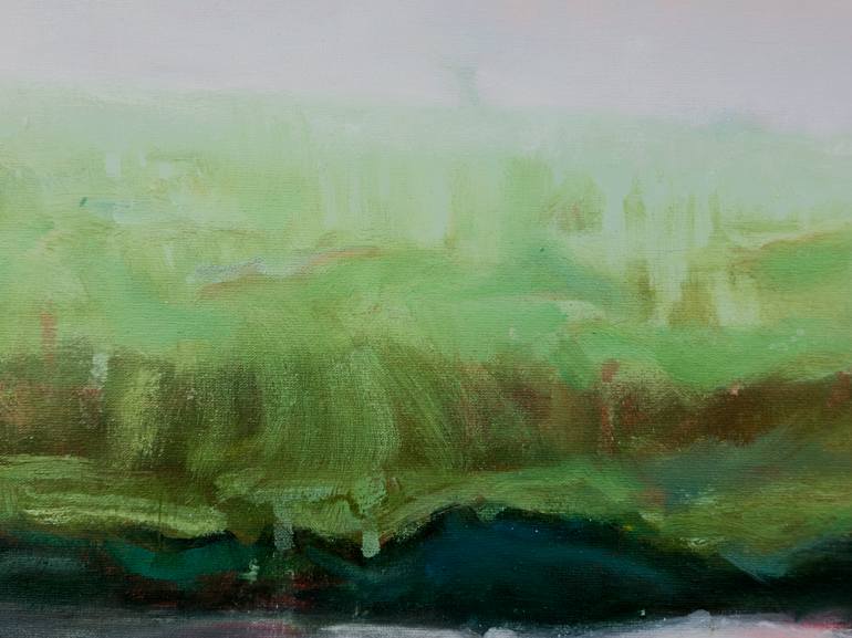 Original Abstract Expressionism Landscape Painting by Eliza Kolodziej
