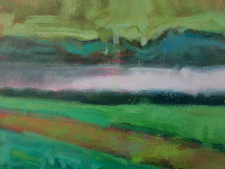 Original Abstract Expressionism Landscape Painting by Eliza Kolodziej