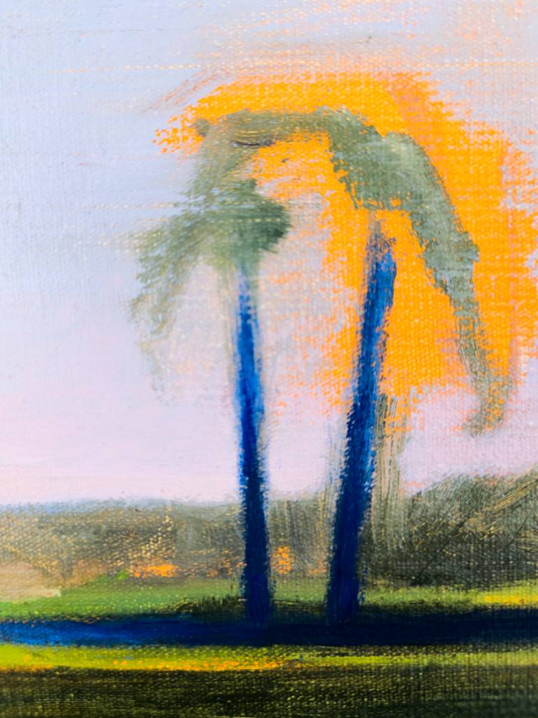 Original Symbolism Landscape Painting by Eliza Kolodziej