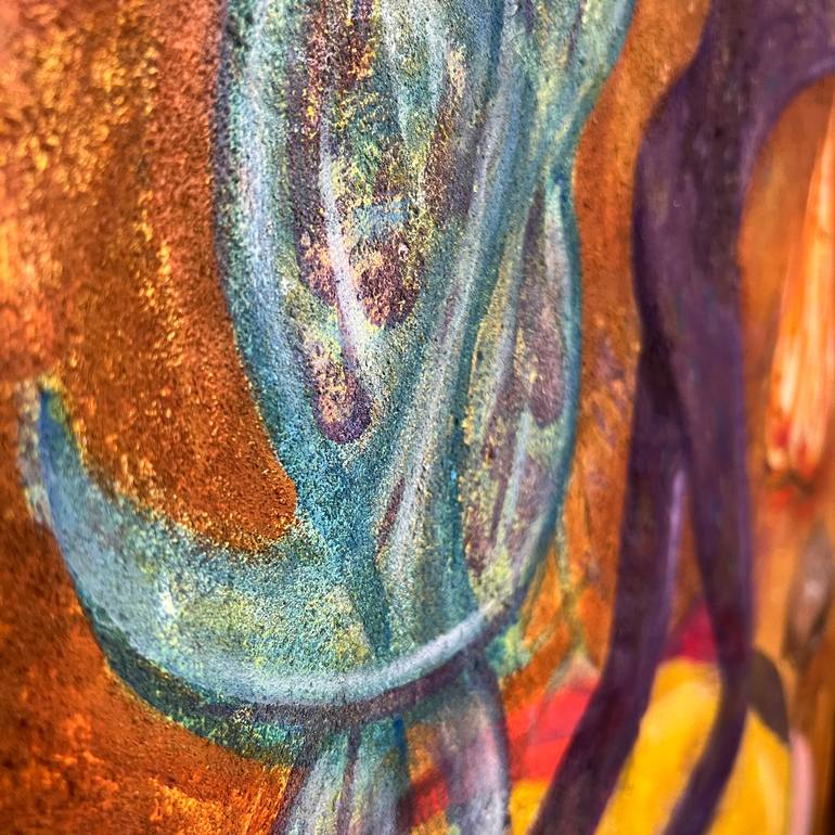 Original Expressionism People Painting by Jason Henderson