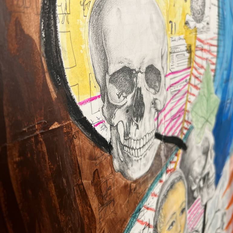 Original Expressionism People Mixed Media by Jason Henderson